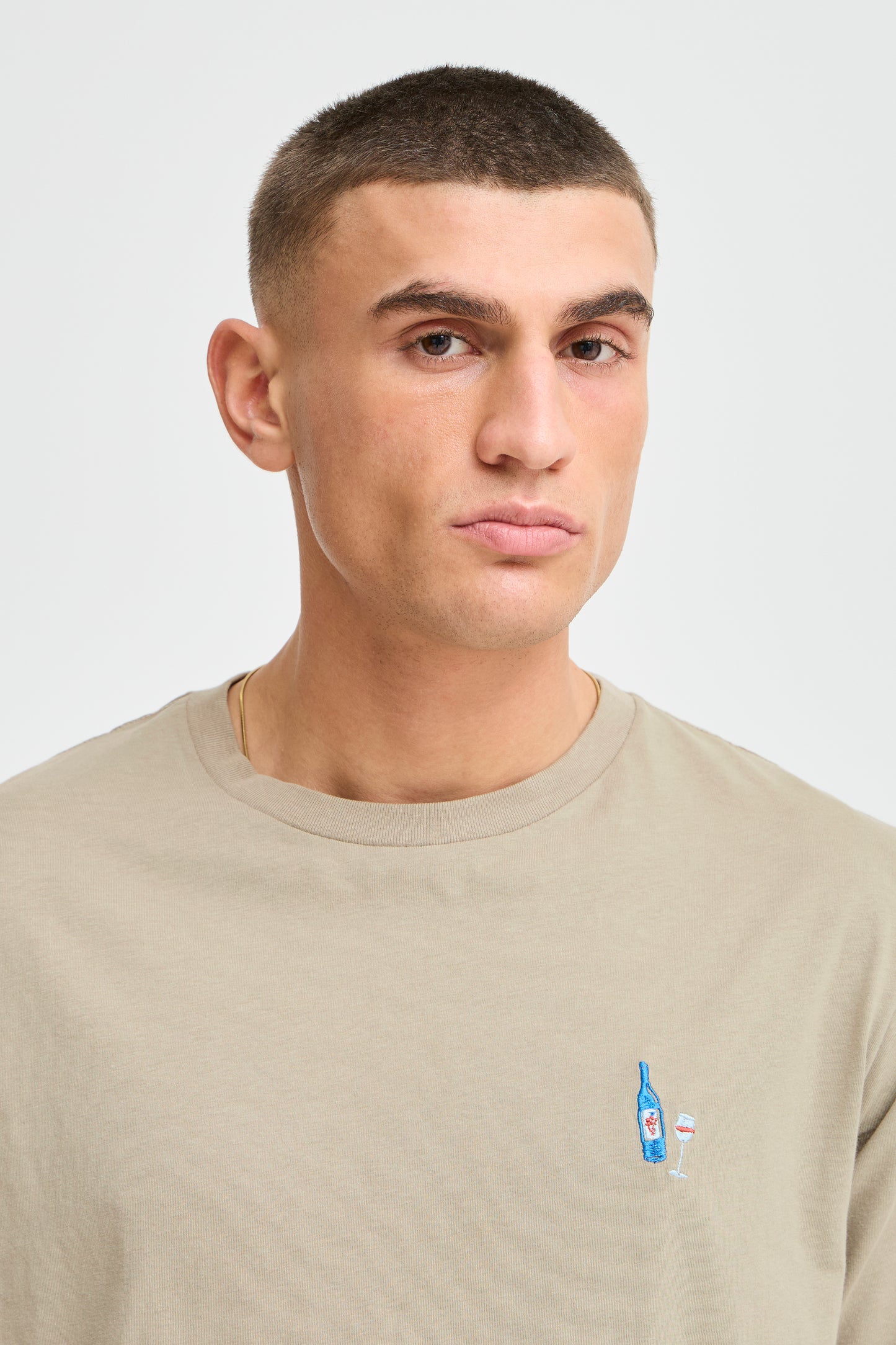 T-shirt broderie Solid