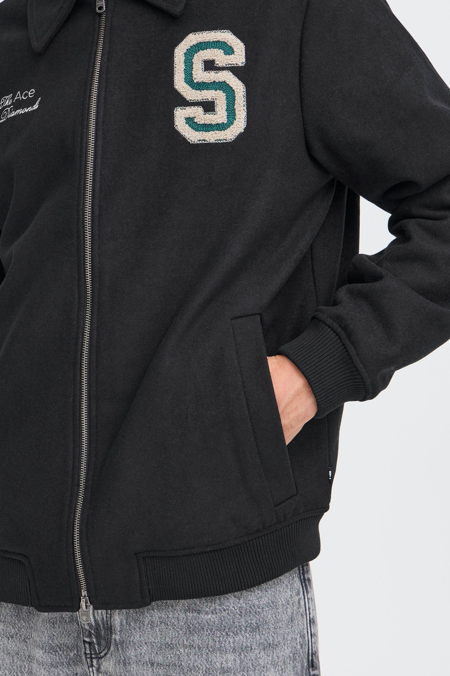 Bomber school laine Solid