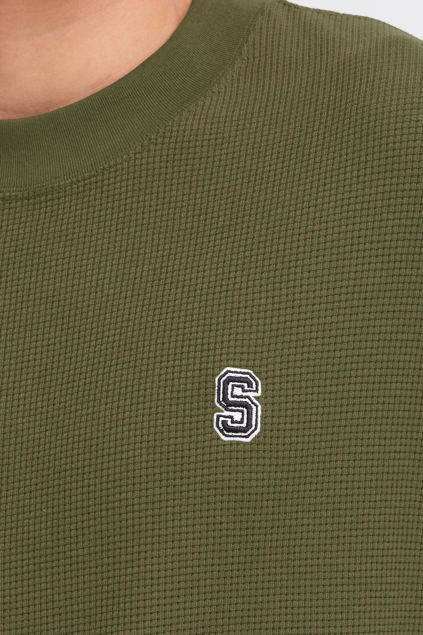T-shirt texturé Solid