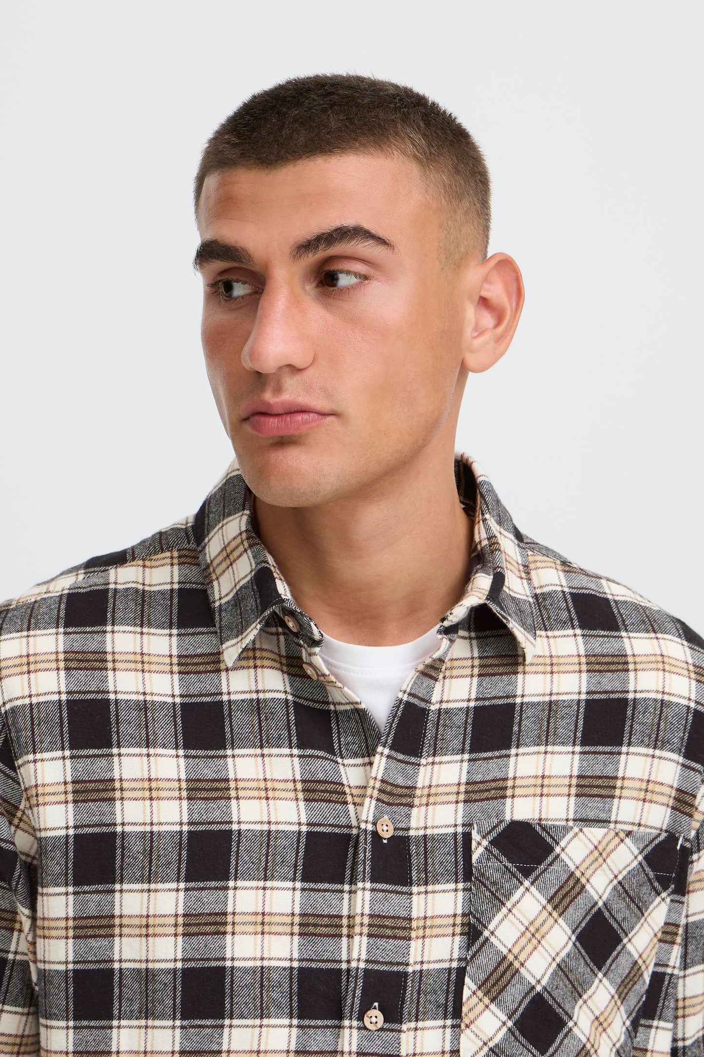 Chemise carreaux Solid