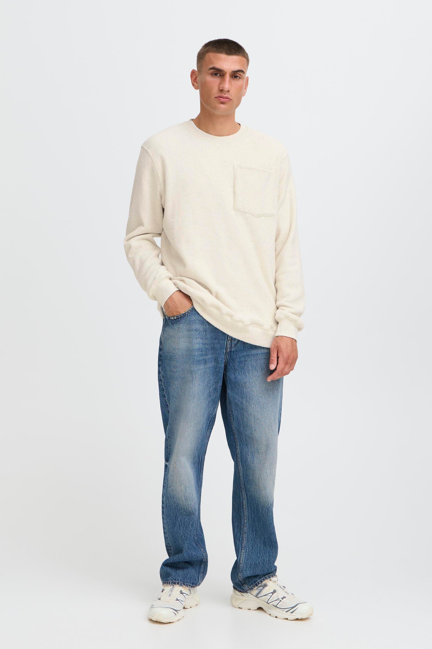 Pull sweat moumouté Solid