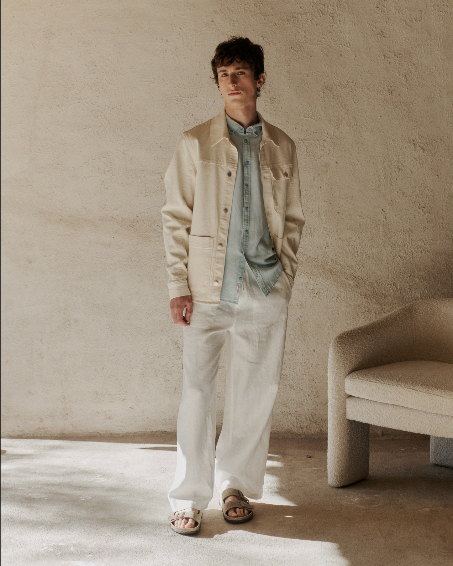 Pantalon lin Casual Friday