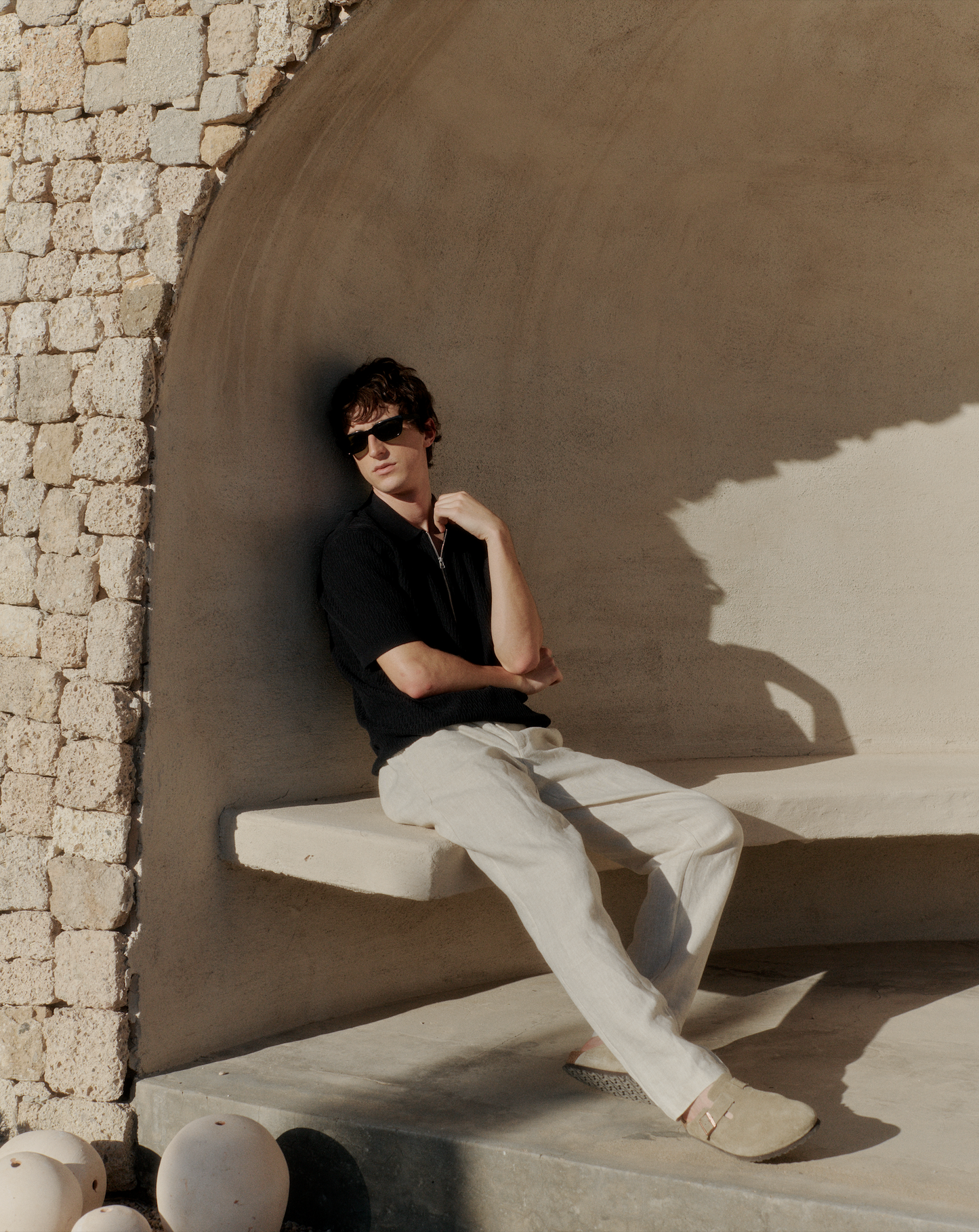 Pantalon lin Casual Friday