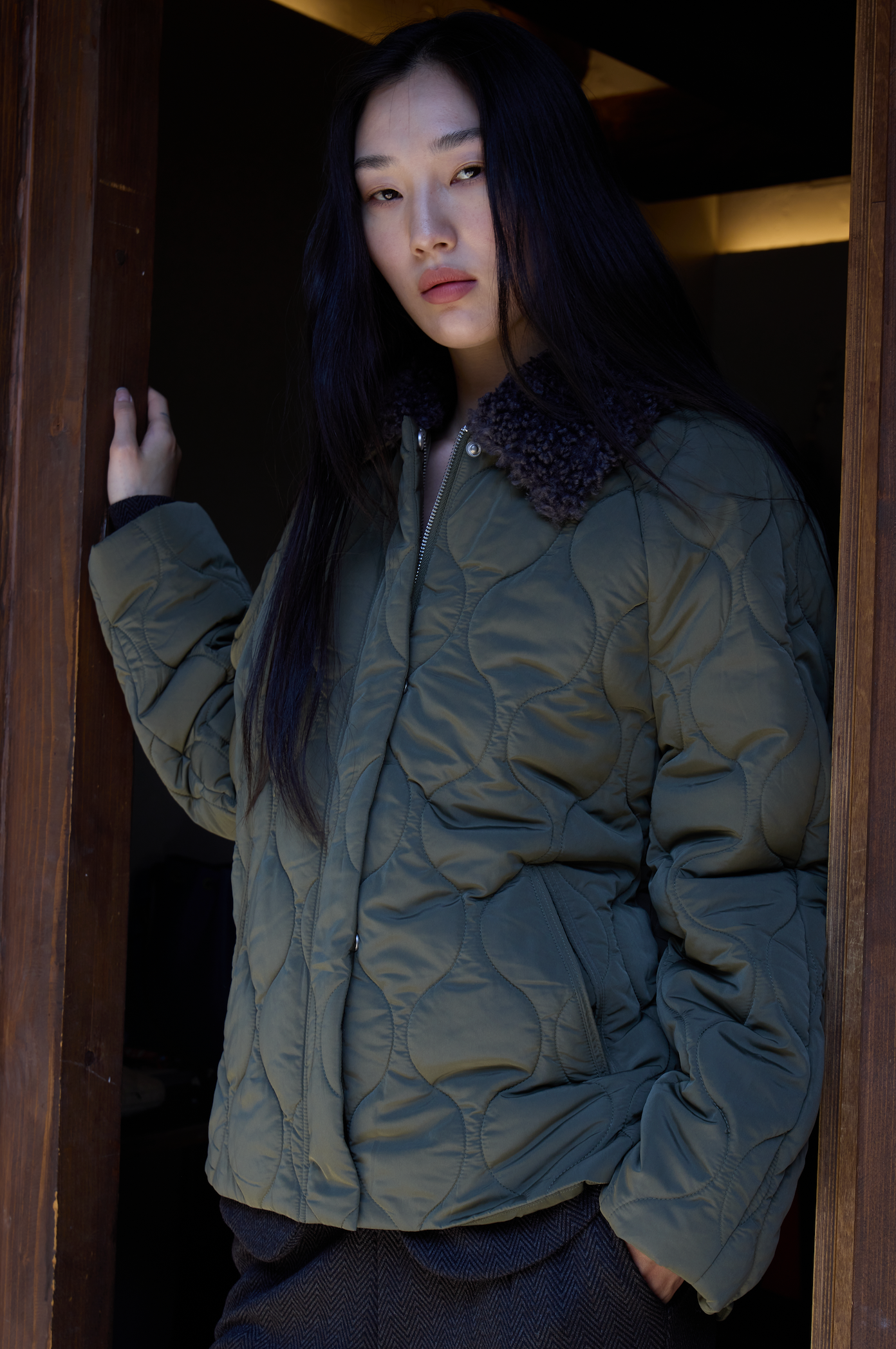 Veste détail col ICHI
