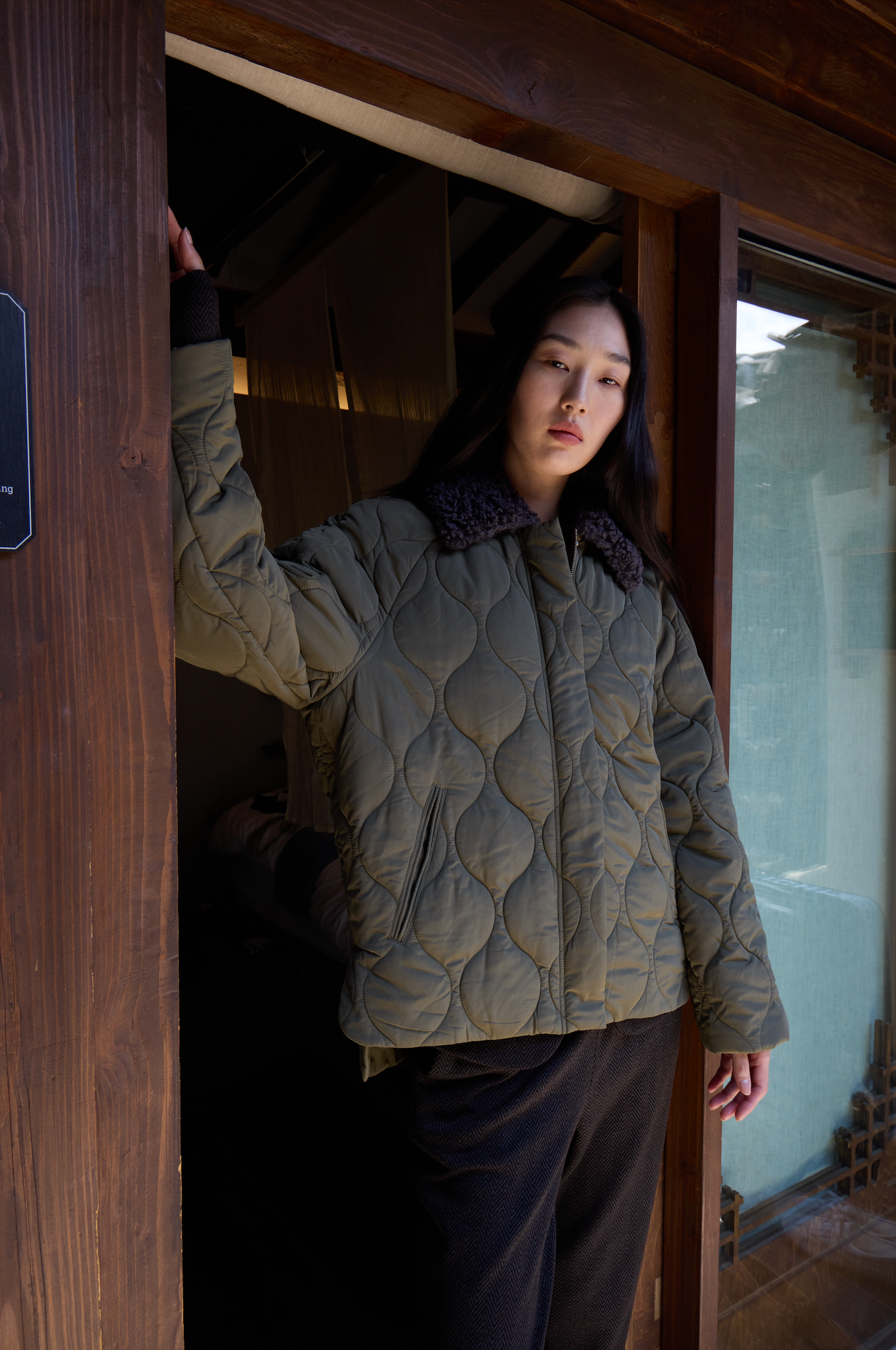 Veste détail col ICHI