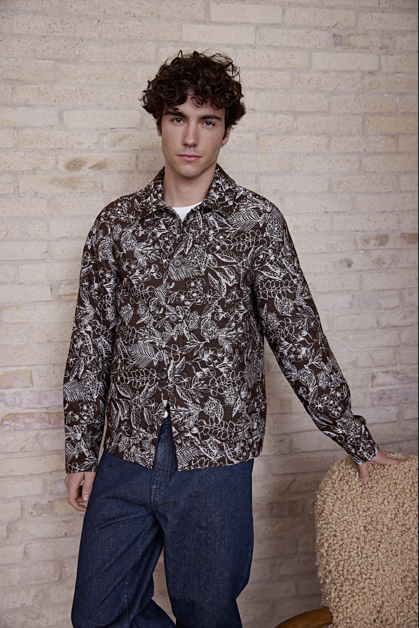 Veste broderie Casual Friday