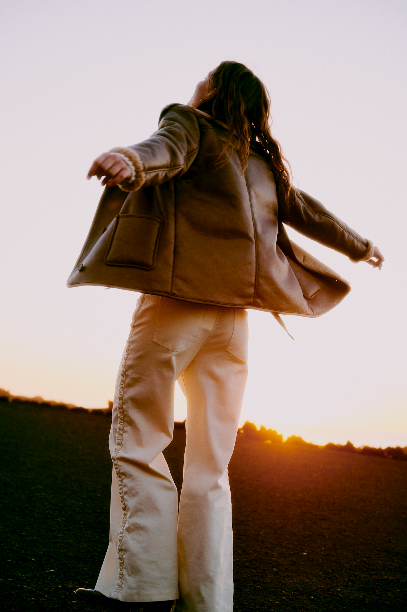 Manteau veste style peau B.Young