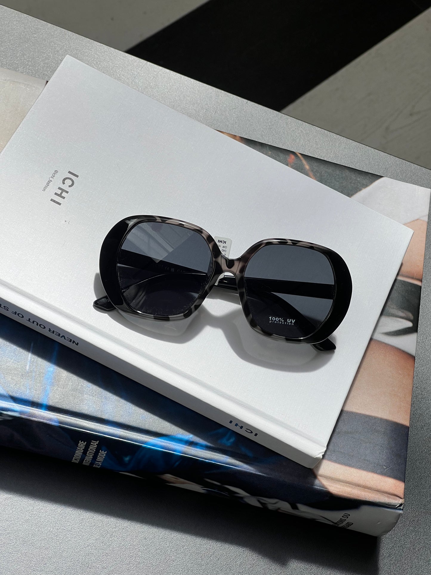 Lunettes noir léopard ICHI