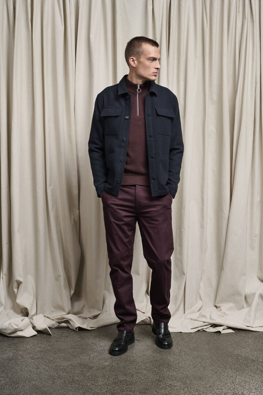 Pull texturé col camionneur Casual Friday