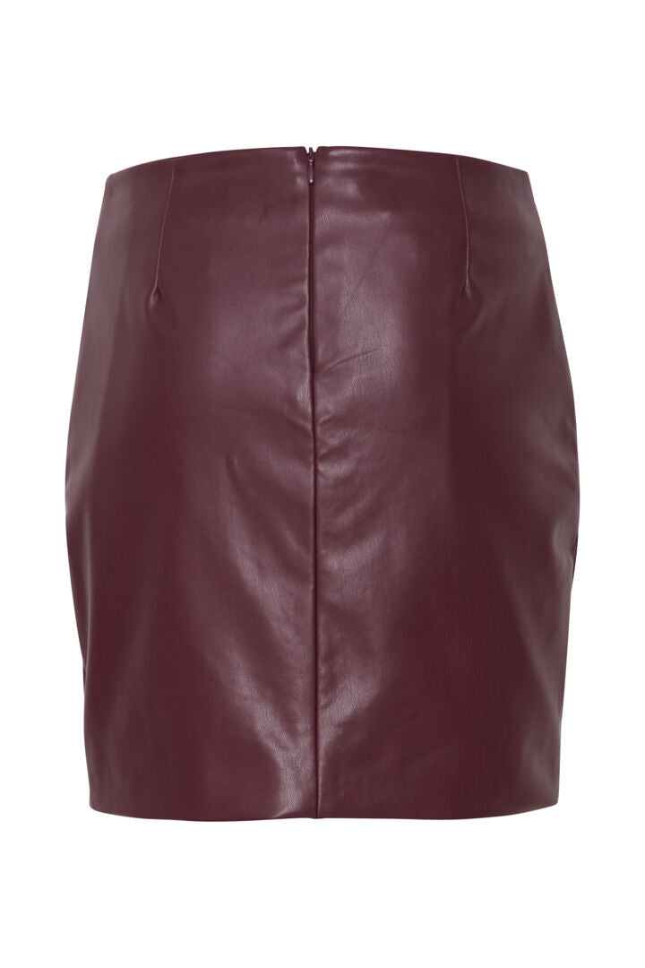 Jupe simili cuir ICHI