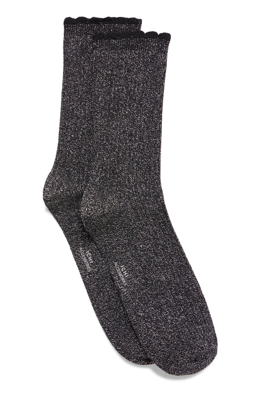 Chaussettes paillettes argentées ICHI