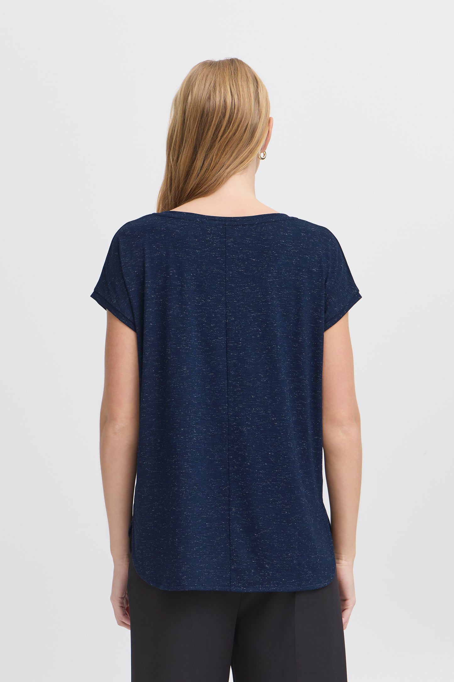 T-shirt détail fil brillant ICHI