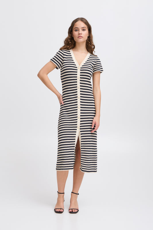 Robe longue marinière ICHI