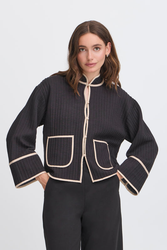 Veste matelassée bicolore ICHI