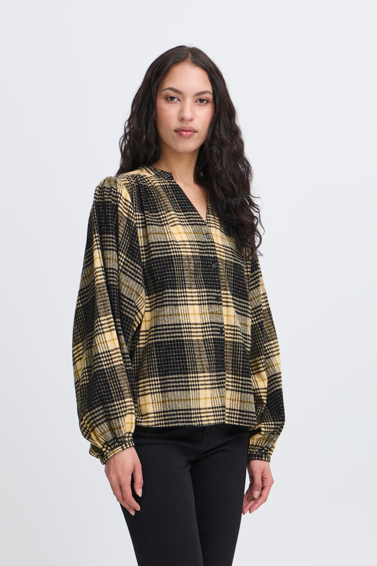 Chemise manches bouffantes ICHI