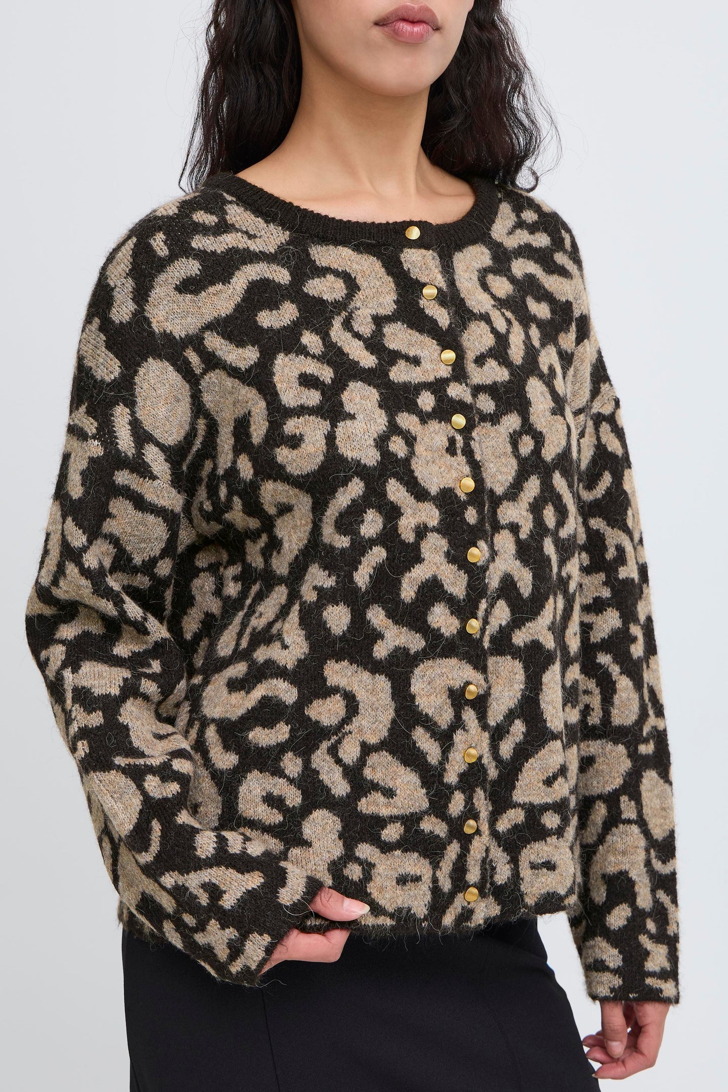 Gilet jolies boutons ICHI