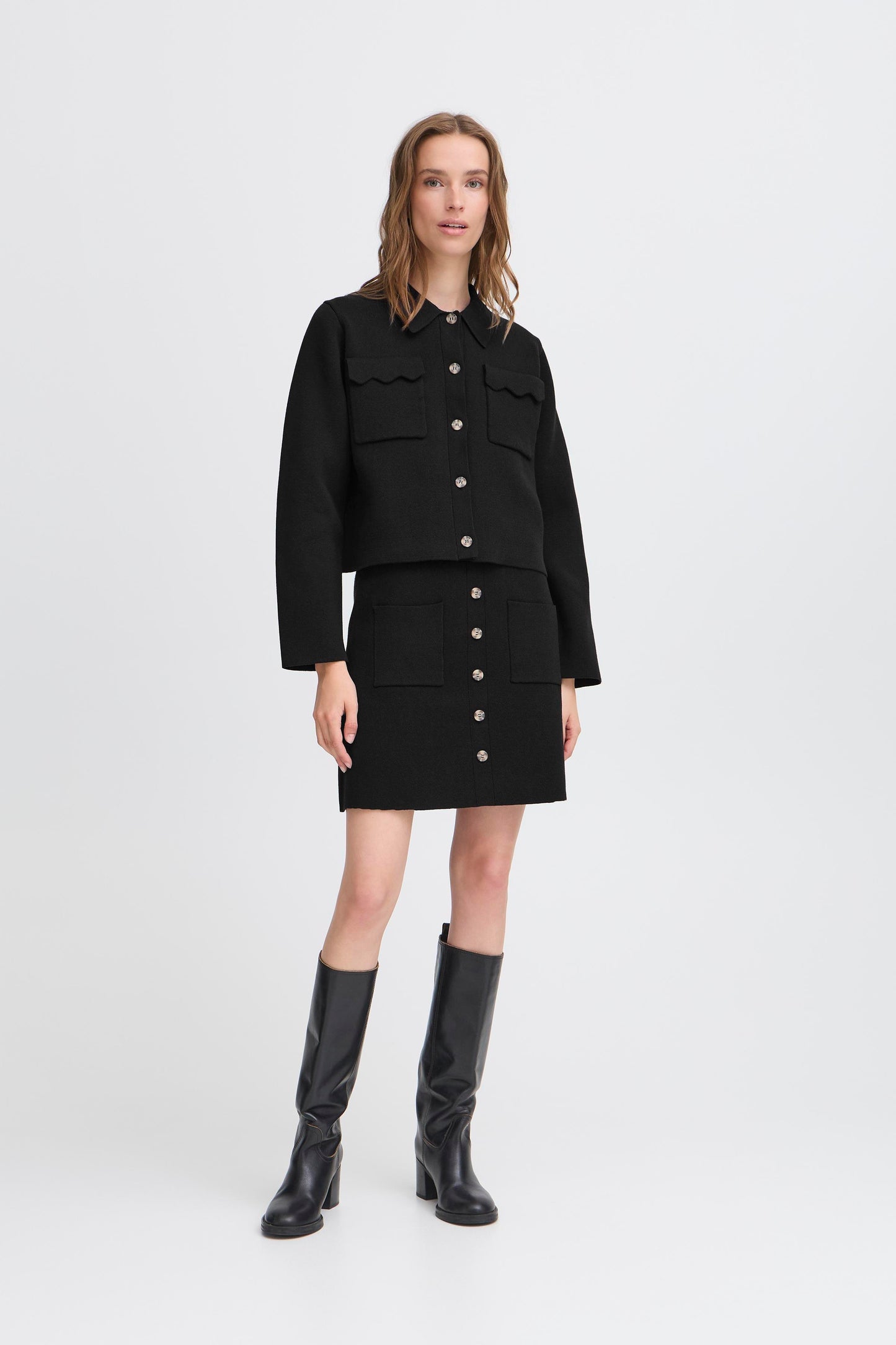 Gilet/veste poches plaquées ICHI