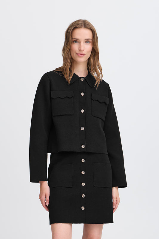 Gilet/veste poches plaquées ICHI