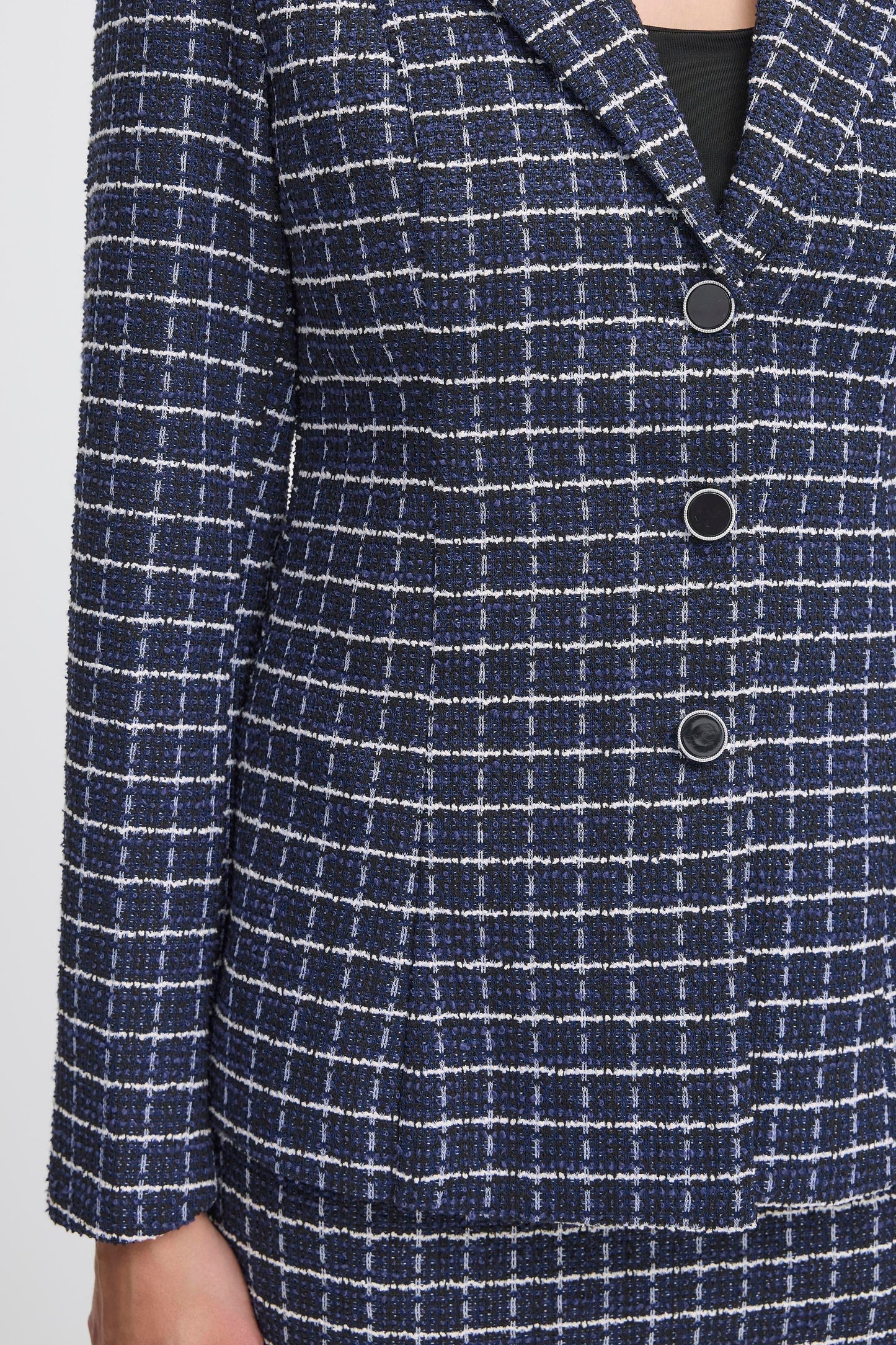 Veste blazer effet tweed ICHI