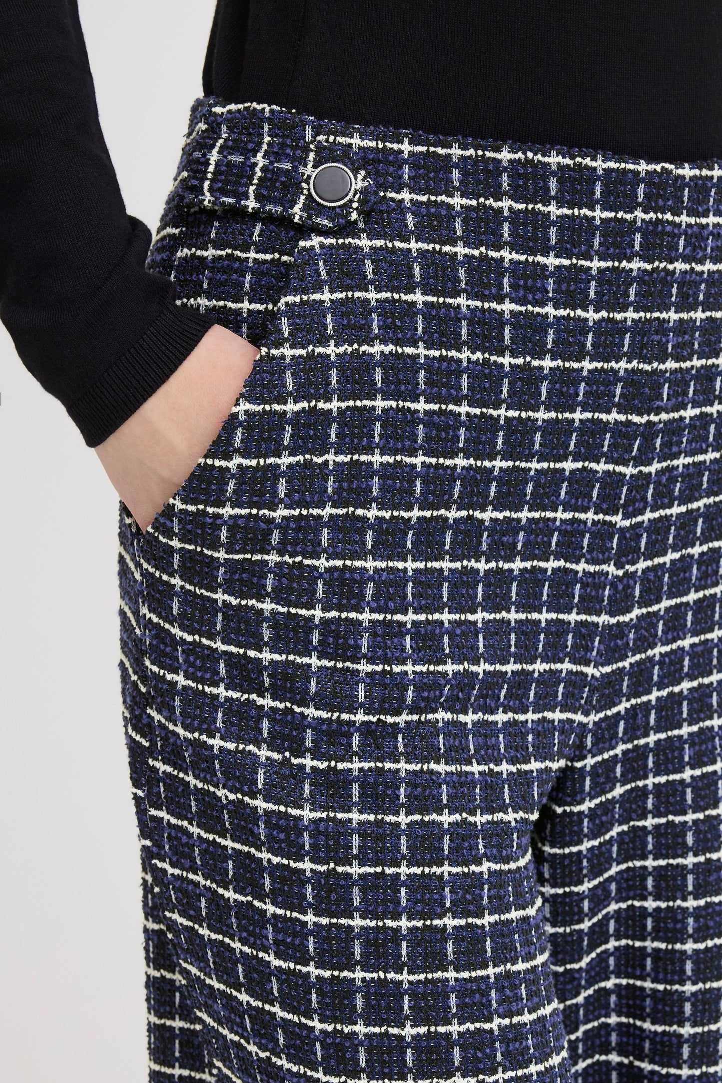 Pantalon effet tweed ICHI