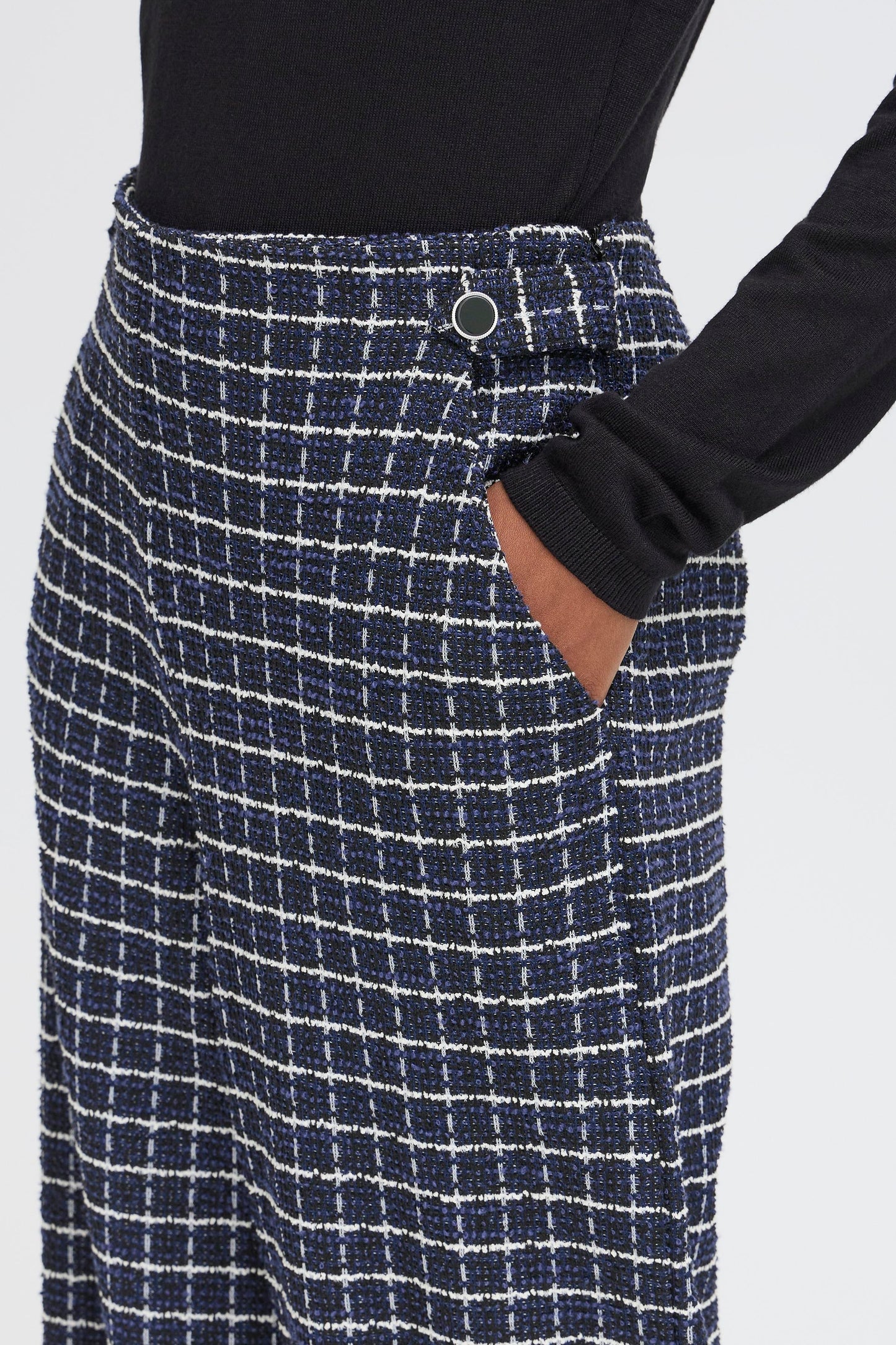 Pantalon effet tweed ICHI