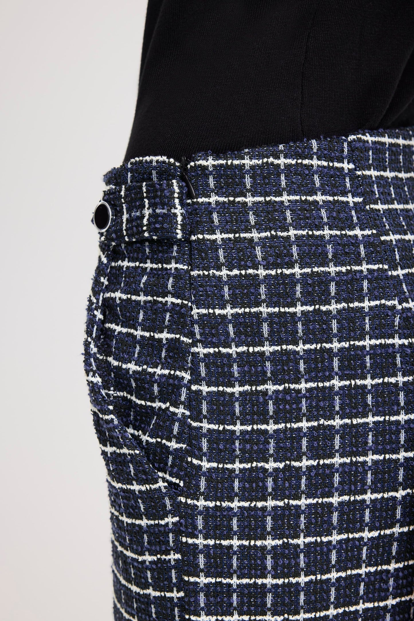 Pantalon effet tweed ICHI