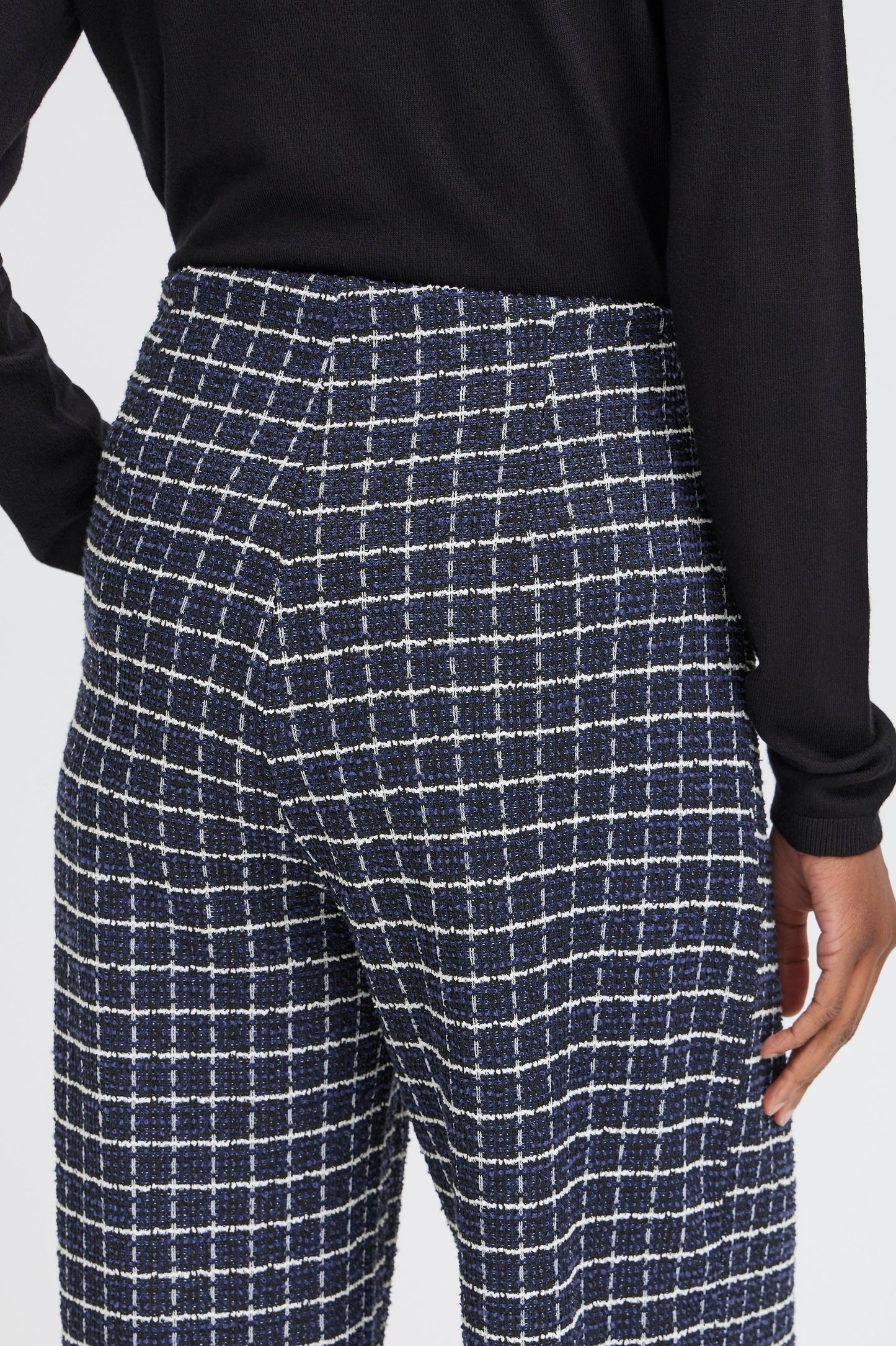 Pantalon effet tweed ICHI