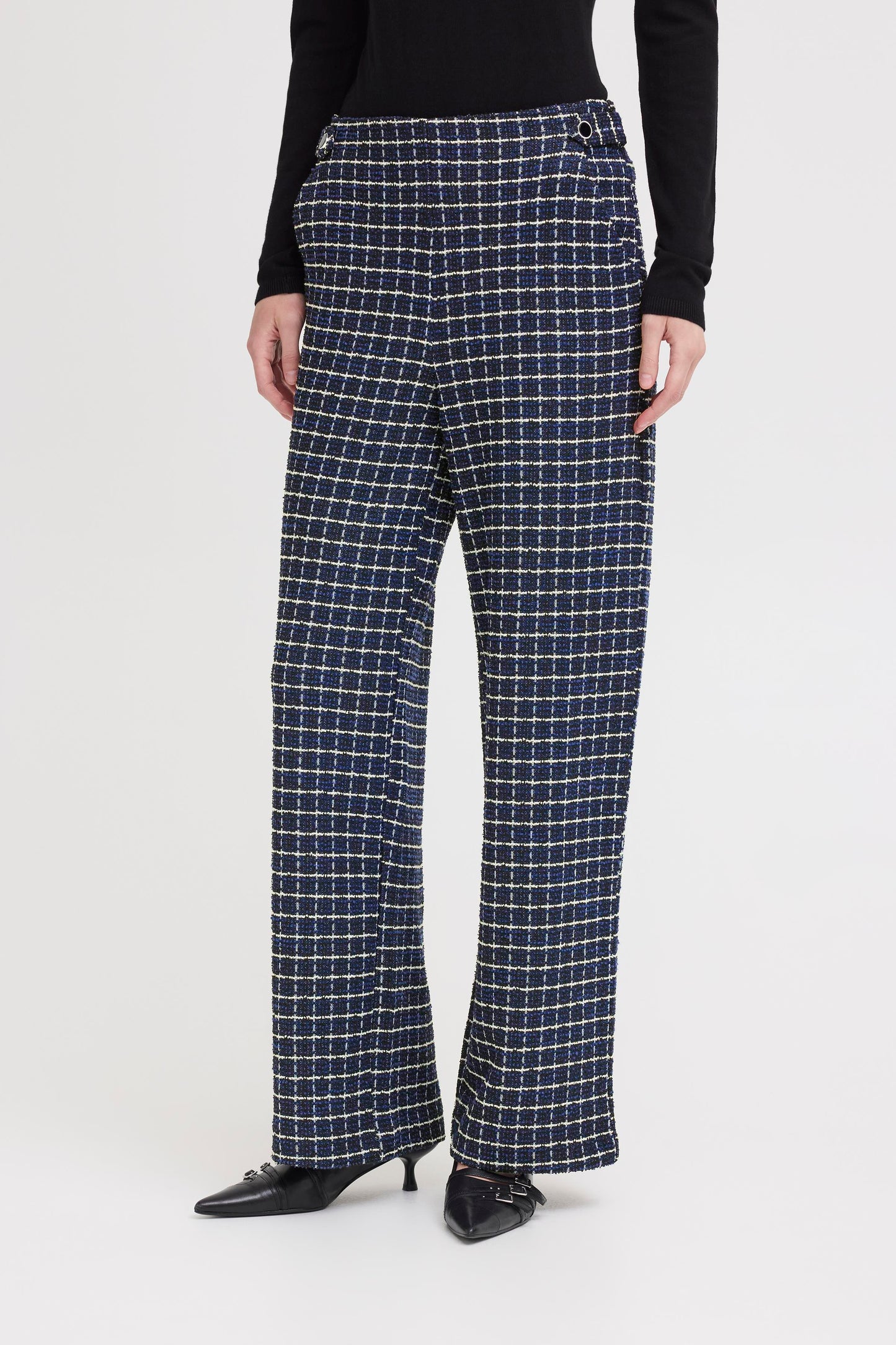 Pantalon effet tweed ICHI