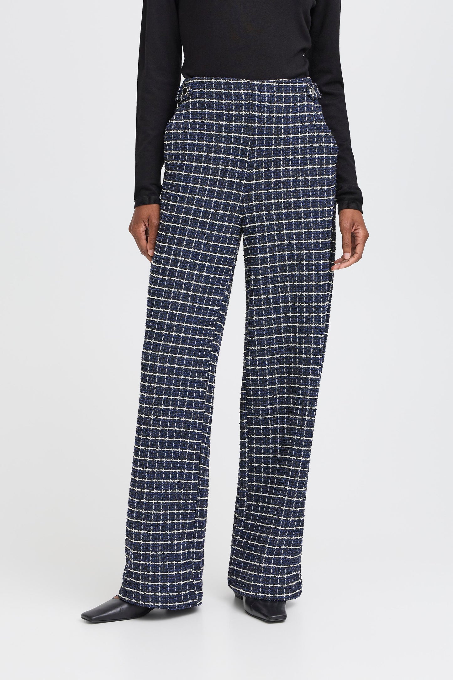 Pantalon effet tweed ICHI