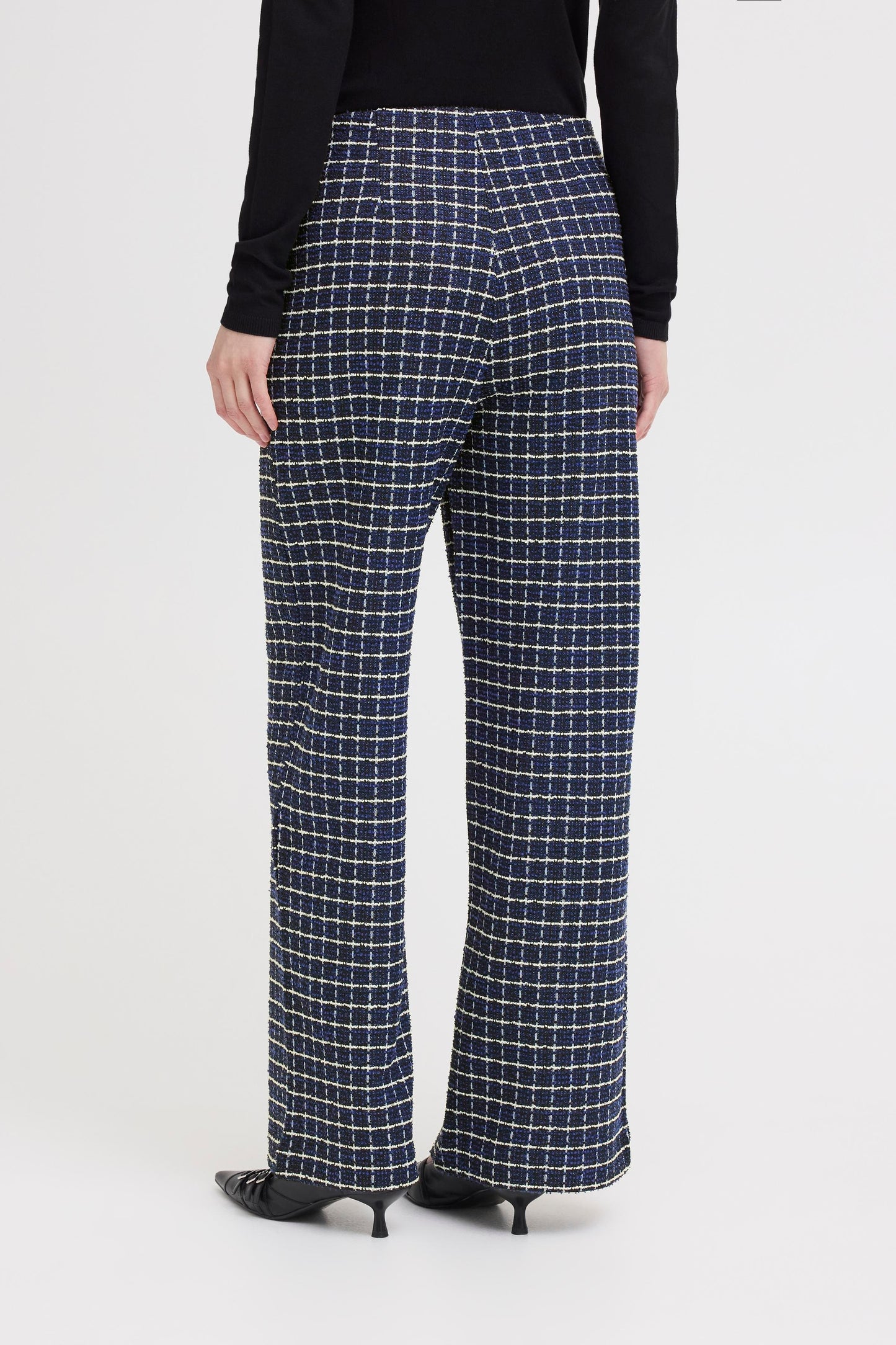 Pantalon effet tweed ICHI