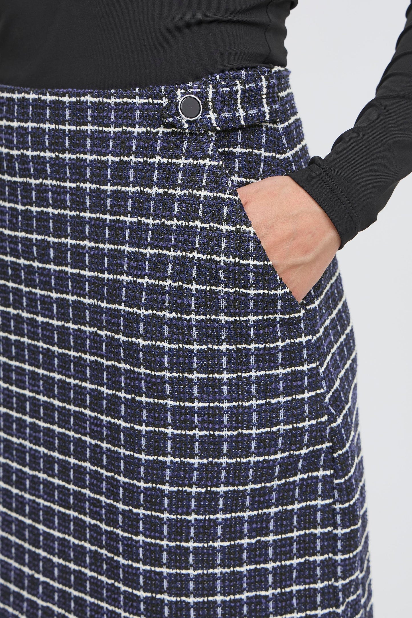 Jupe effet tweed ICHI