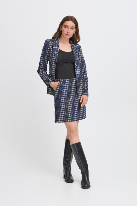 Jupe effet tweed ICHI
