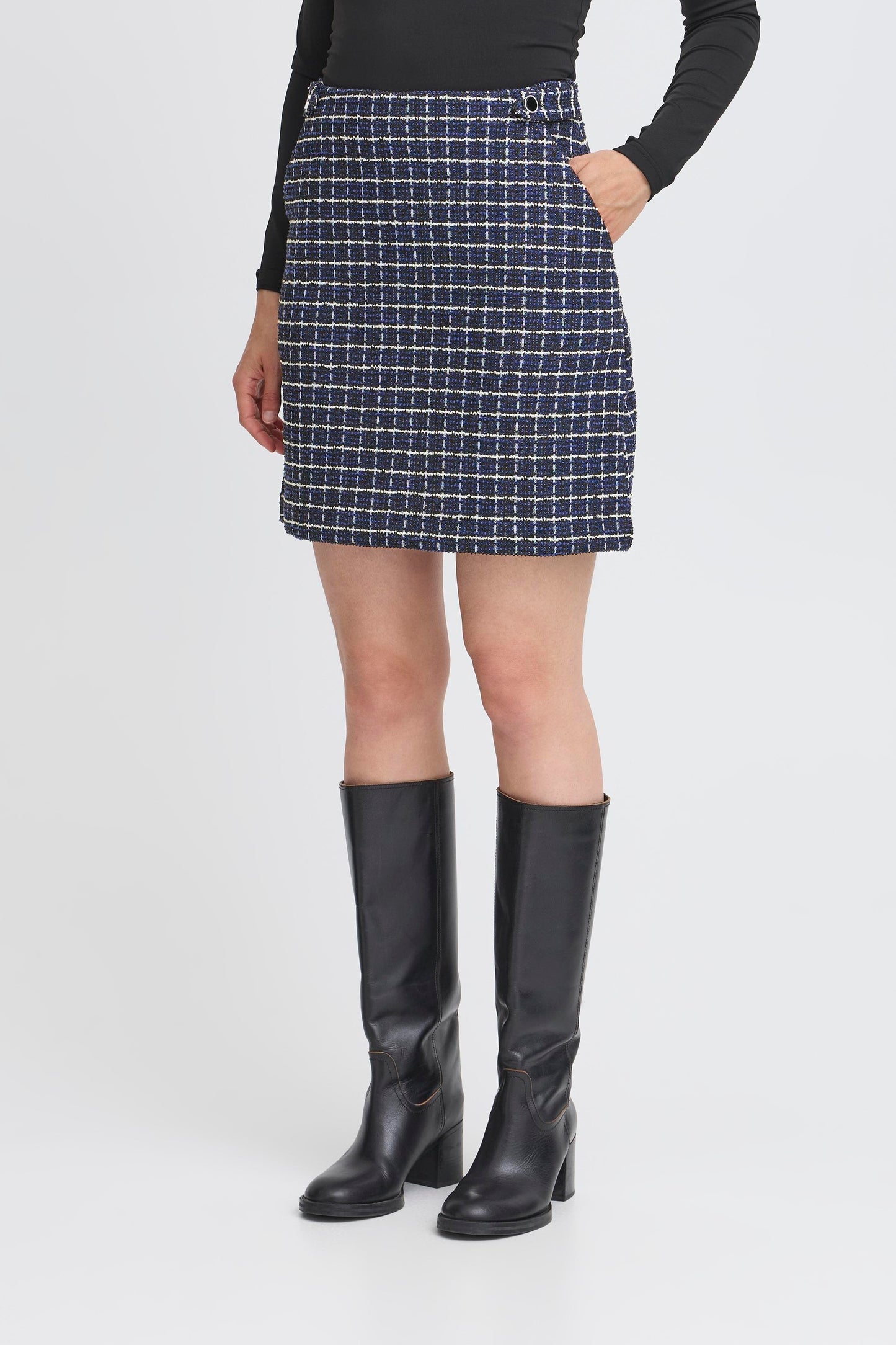 Jupe effet tweed ICHI