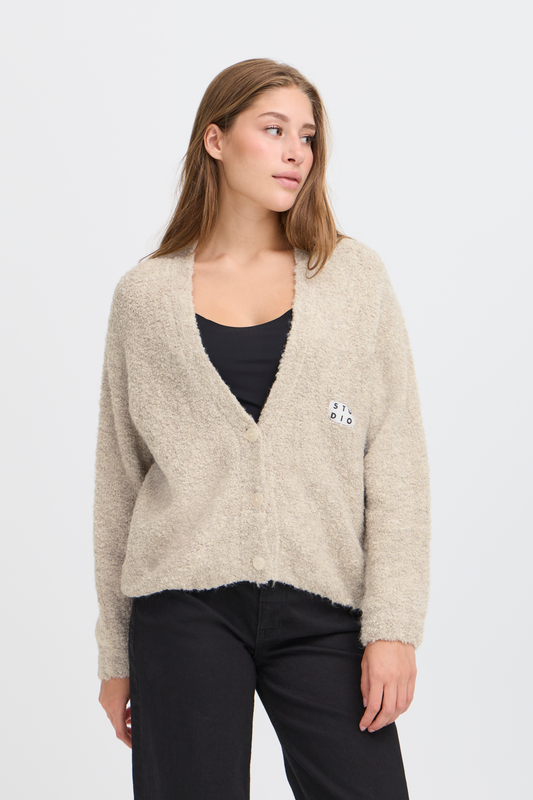 Gilet oversize bouclé ICHI