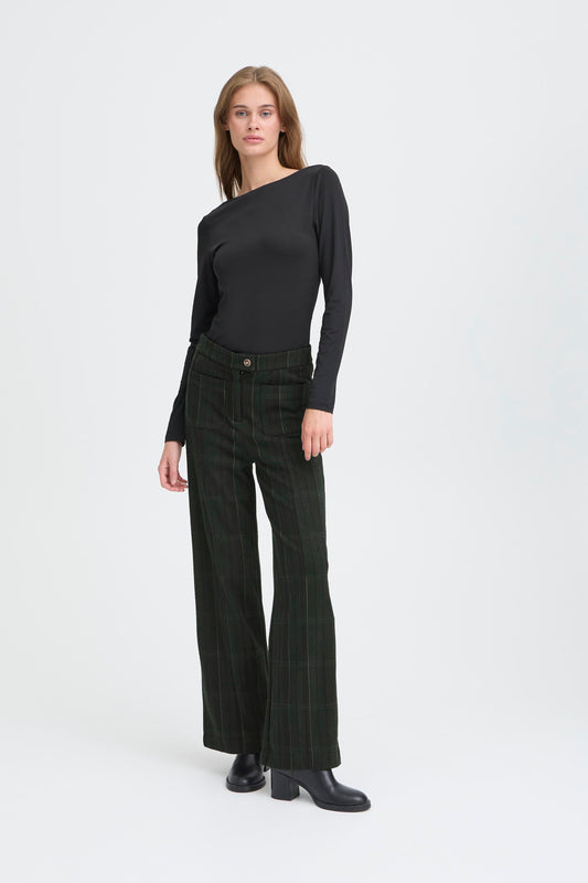 Pantalon carreaux ICHI