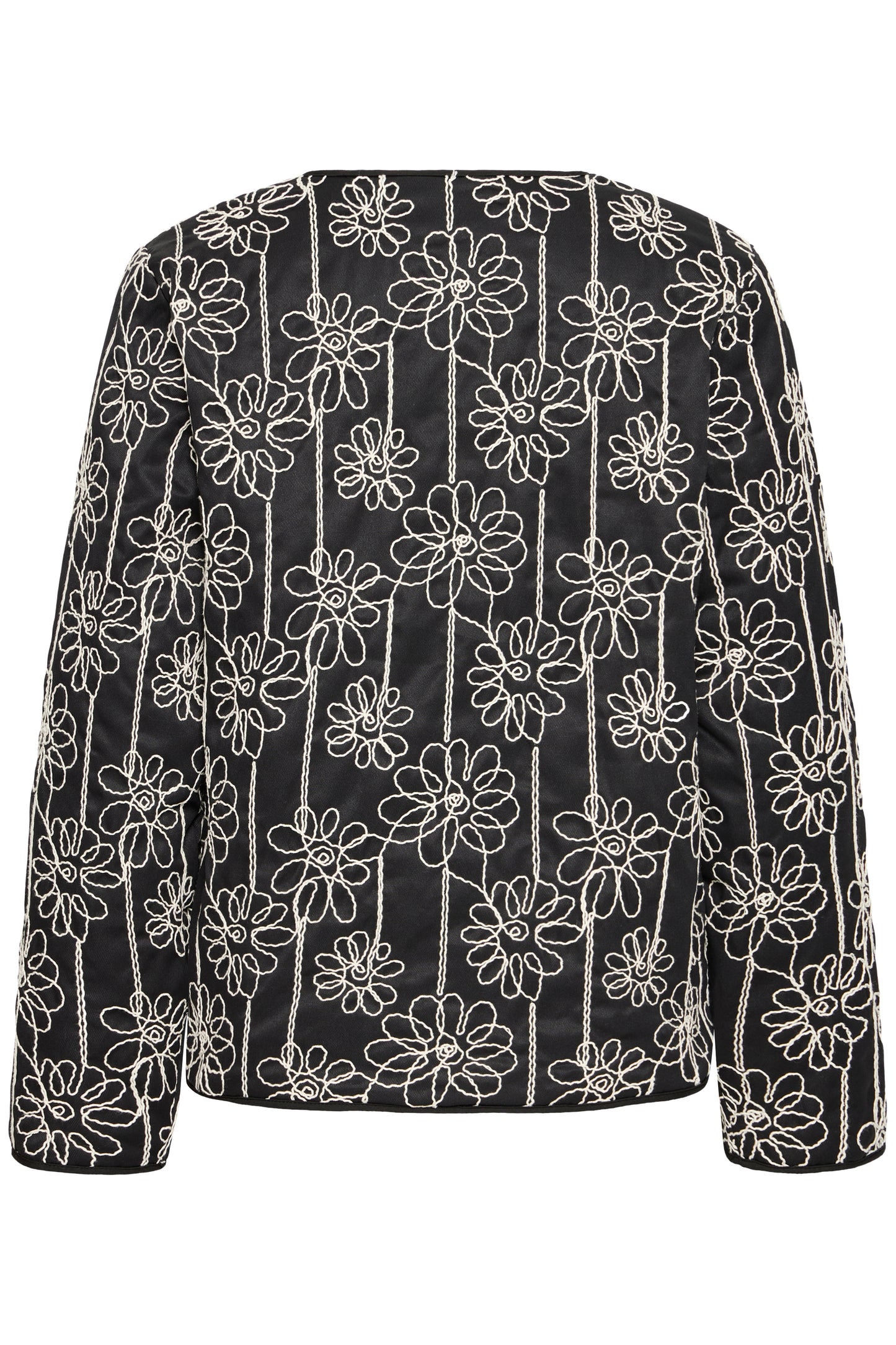 Veste droite broderie ICHI