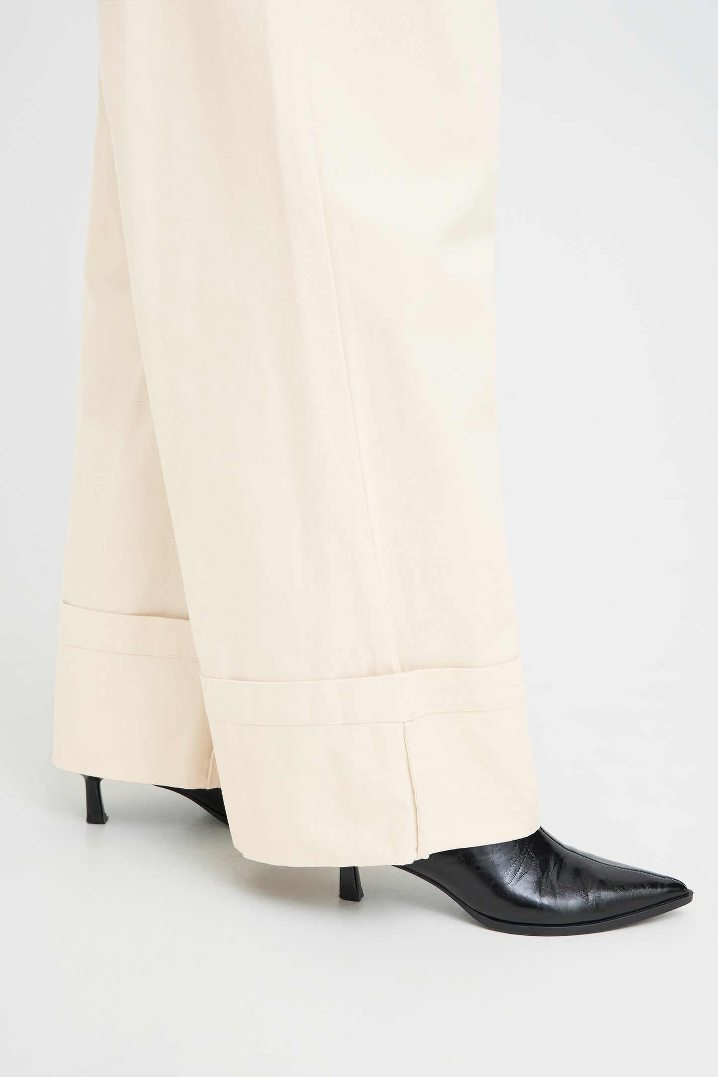 Pantalon à pinces & grand revers ICHI