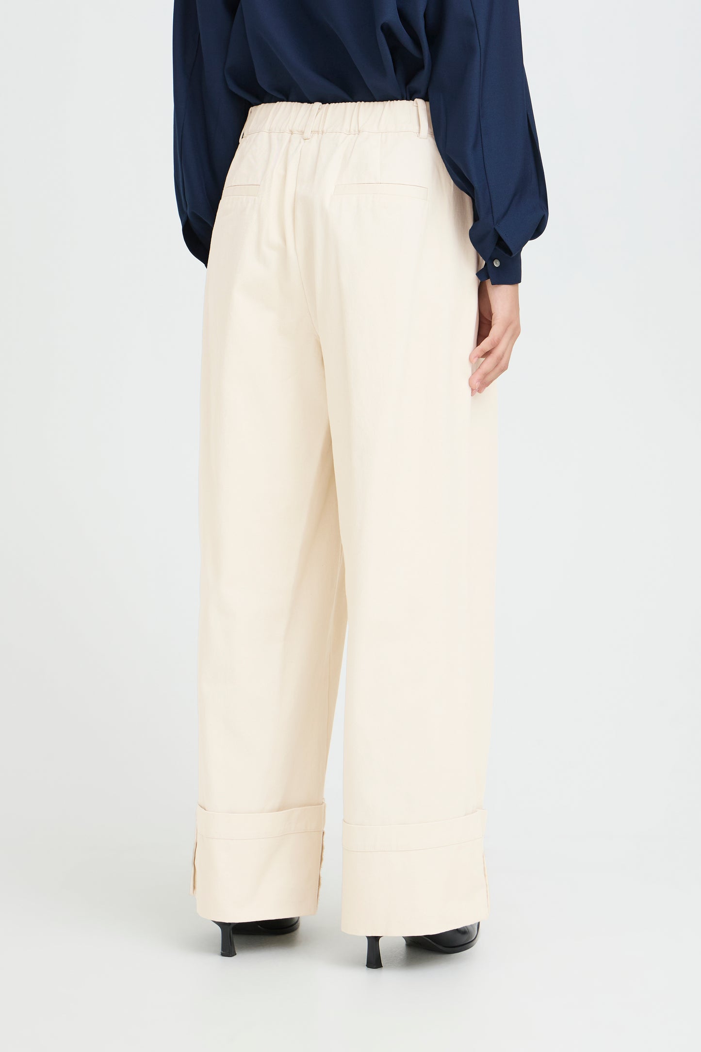 Pantalon à pinces & grand revers ICHI