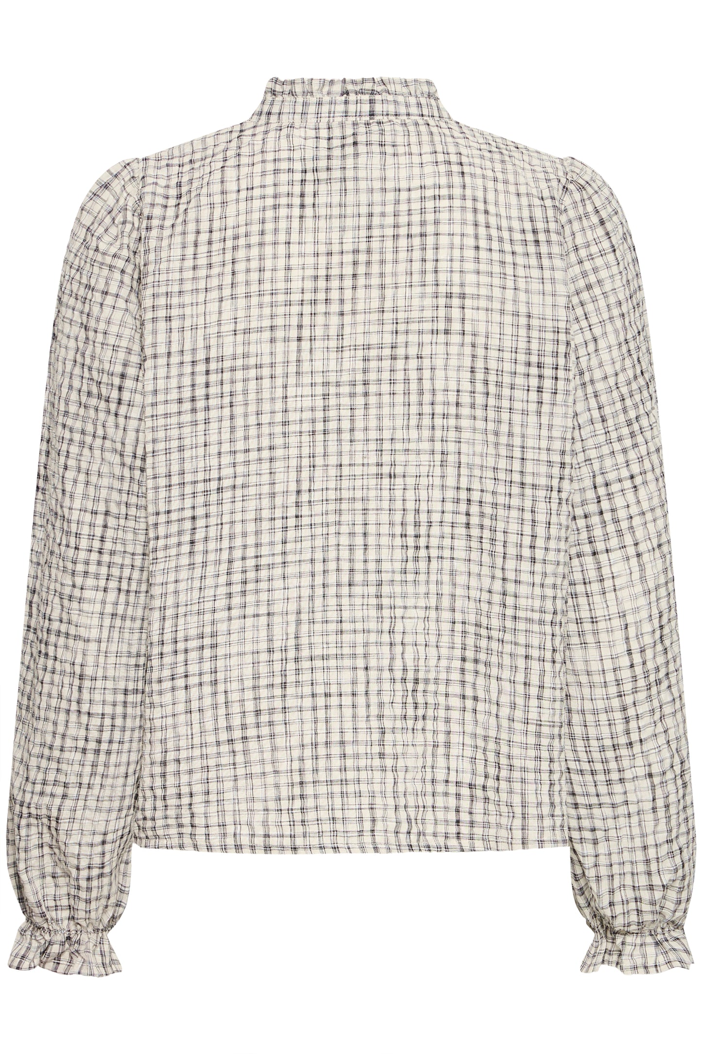 Chemise carreaux fronces ICHI