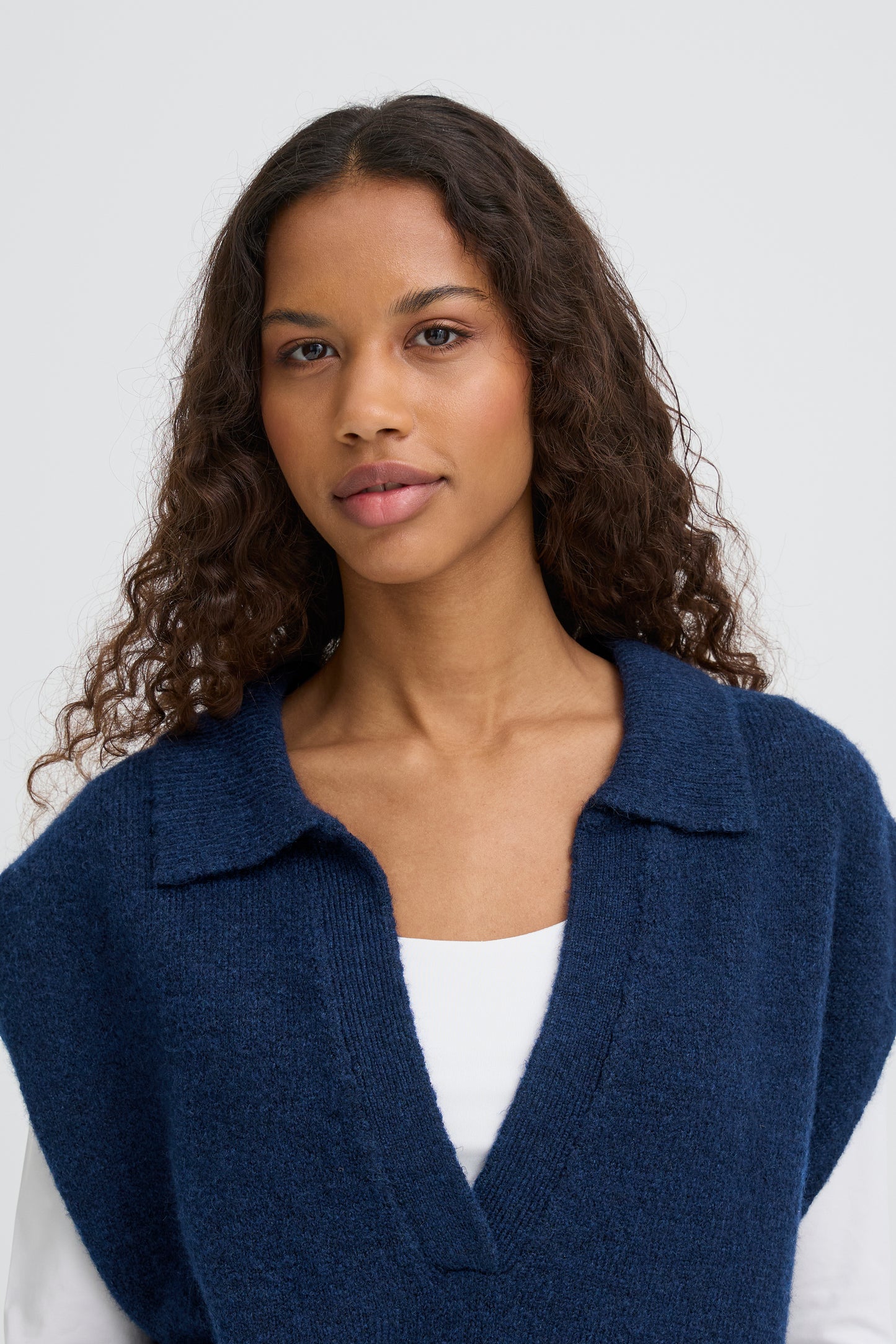 Pull sans manche col ICHI