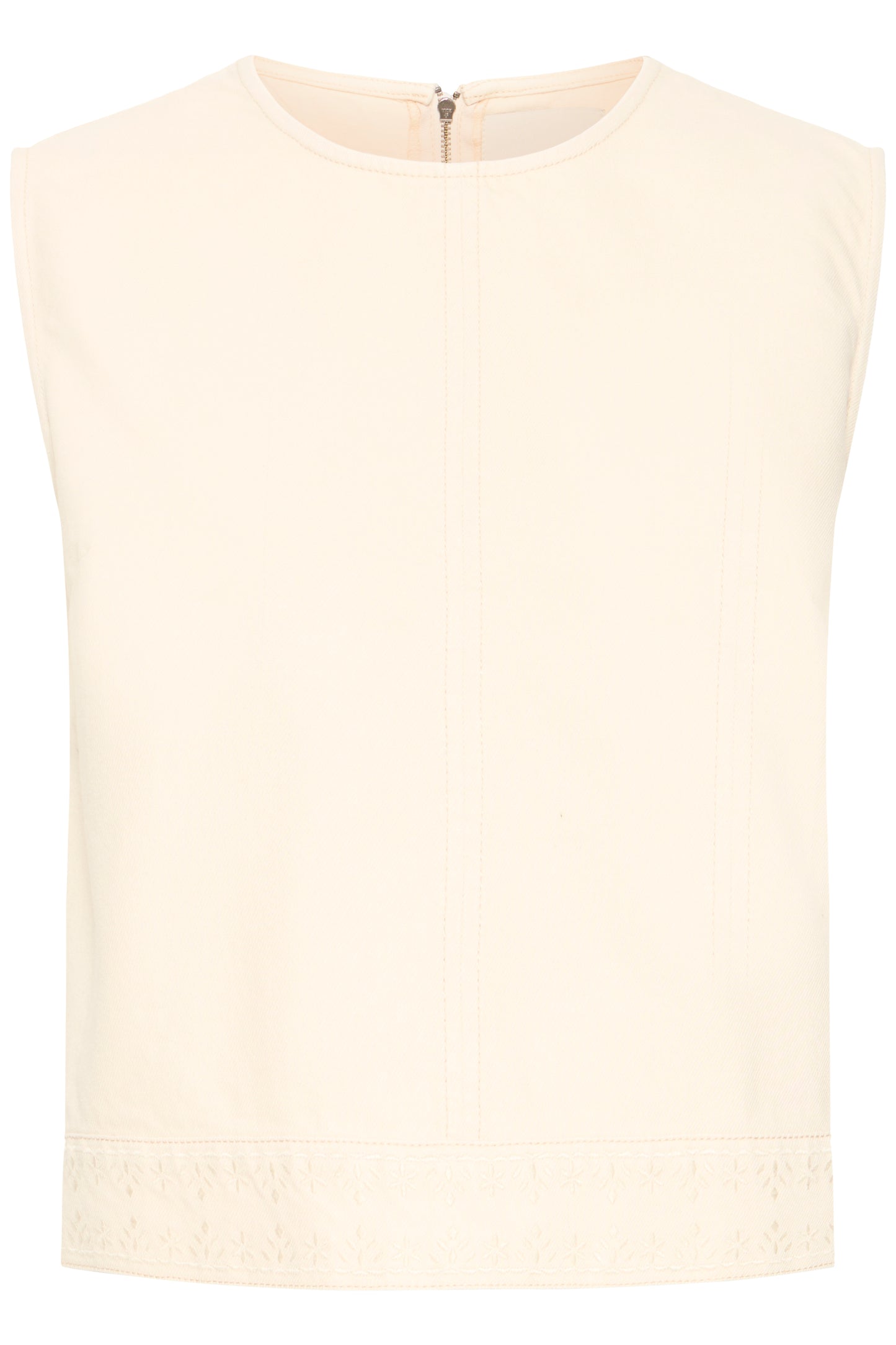 Top jean broderie ICHI