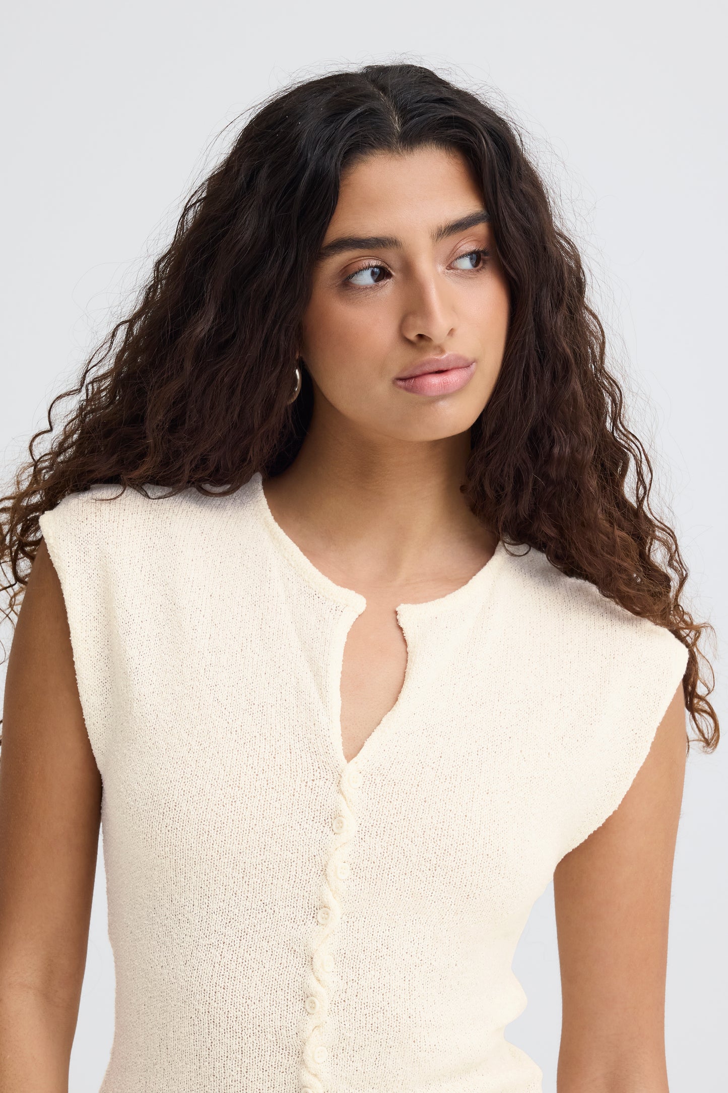 Top détail boutonnage ICHI