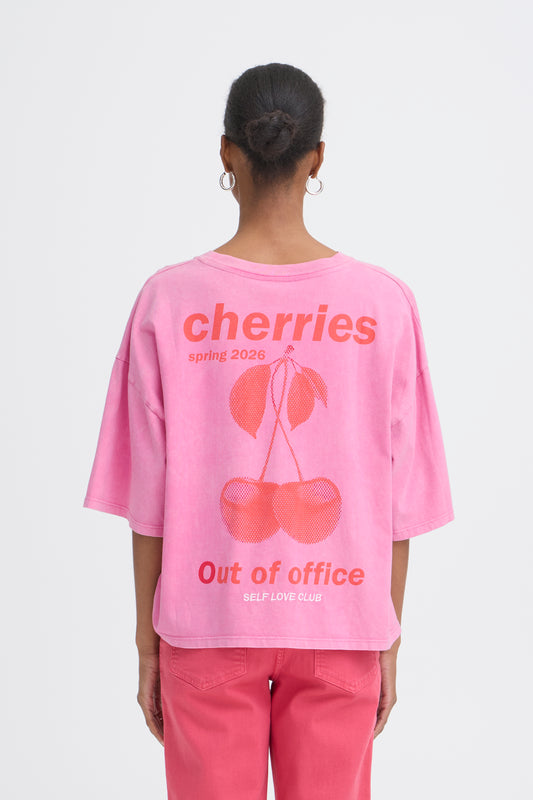 T-shirt oversize Cherries ICHI