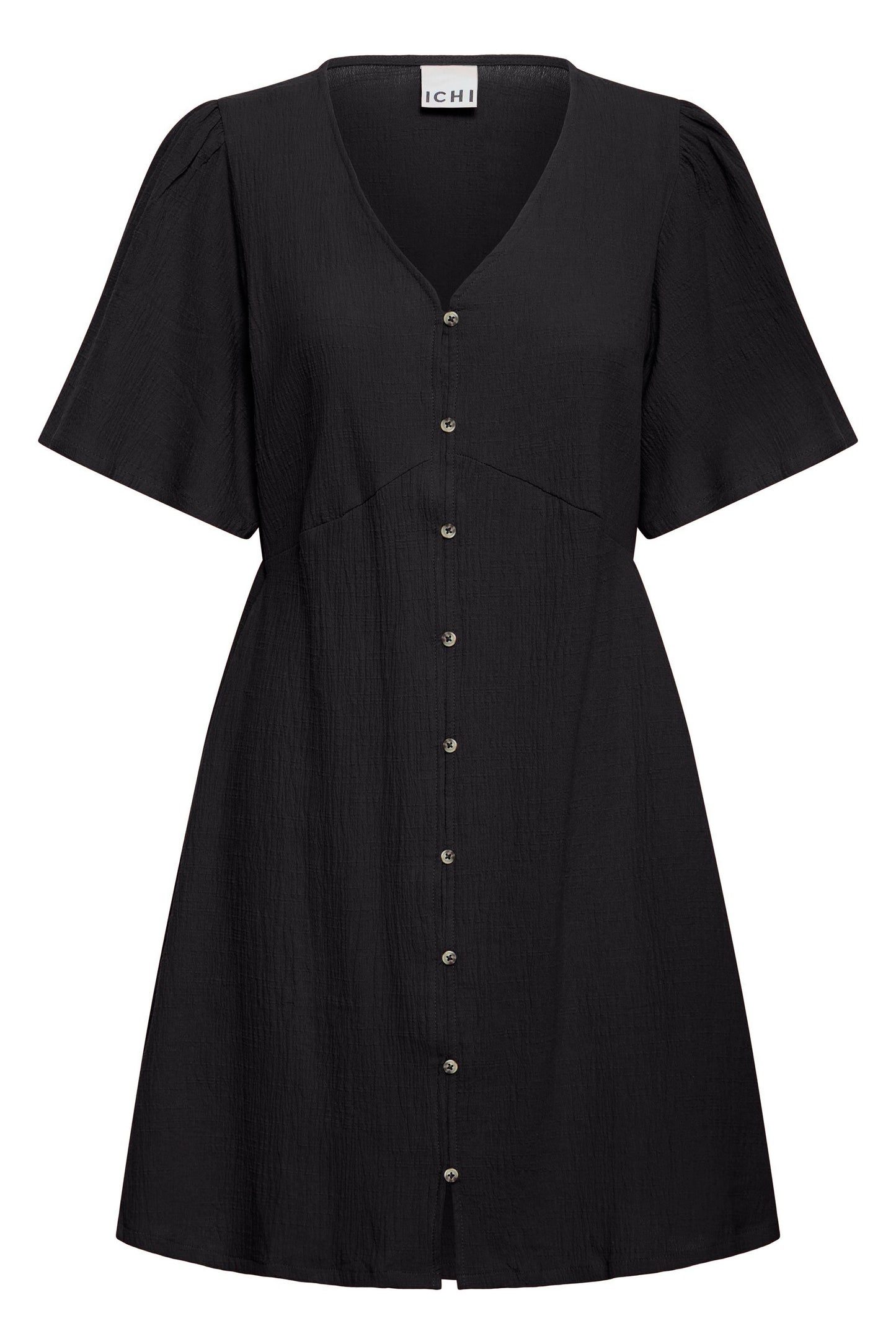 Robe noir coton ICHI