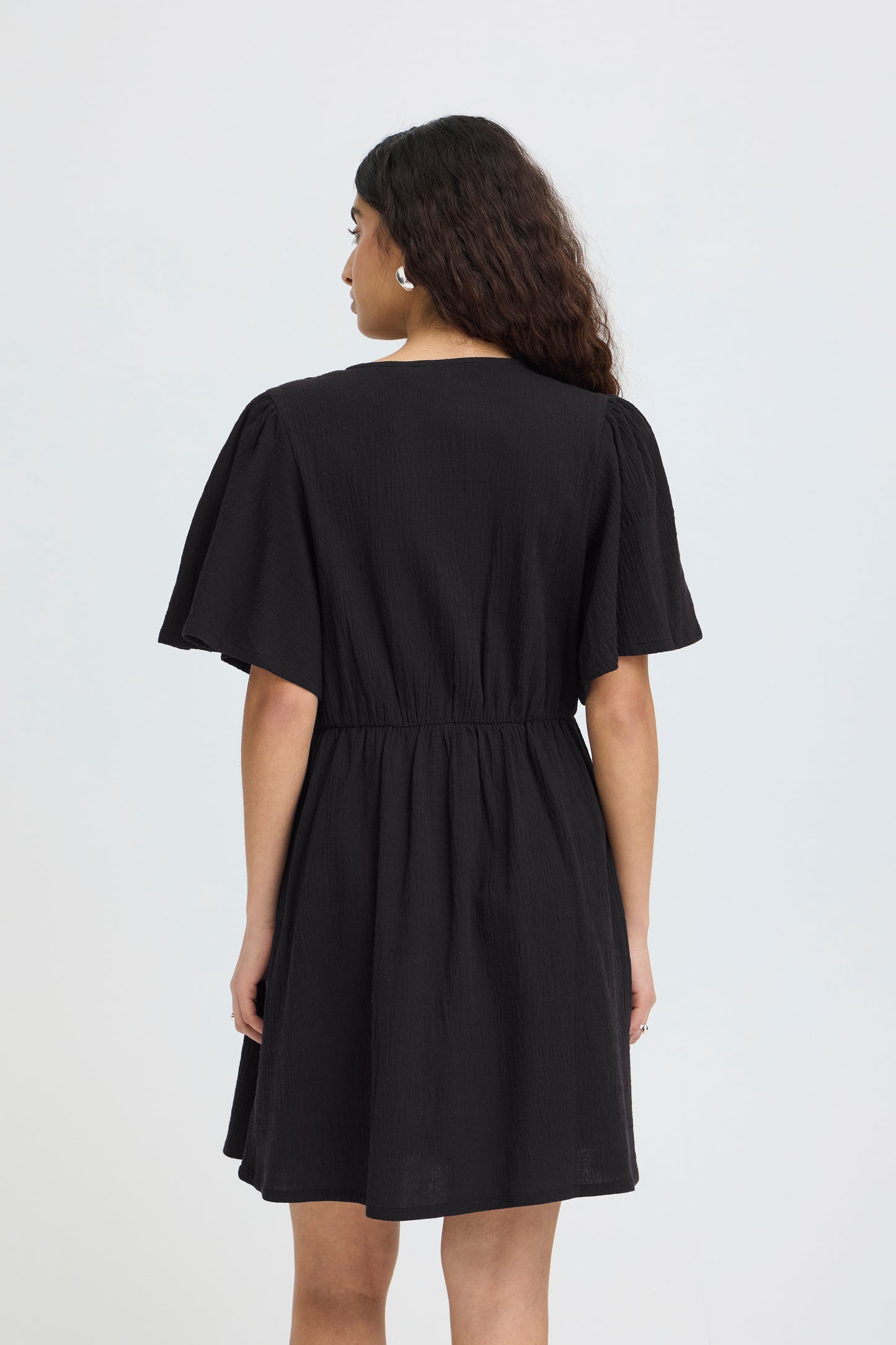 Robe noir coton ICHI