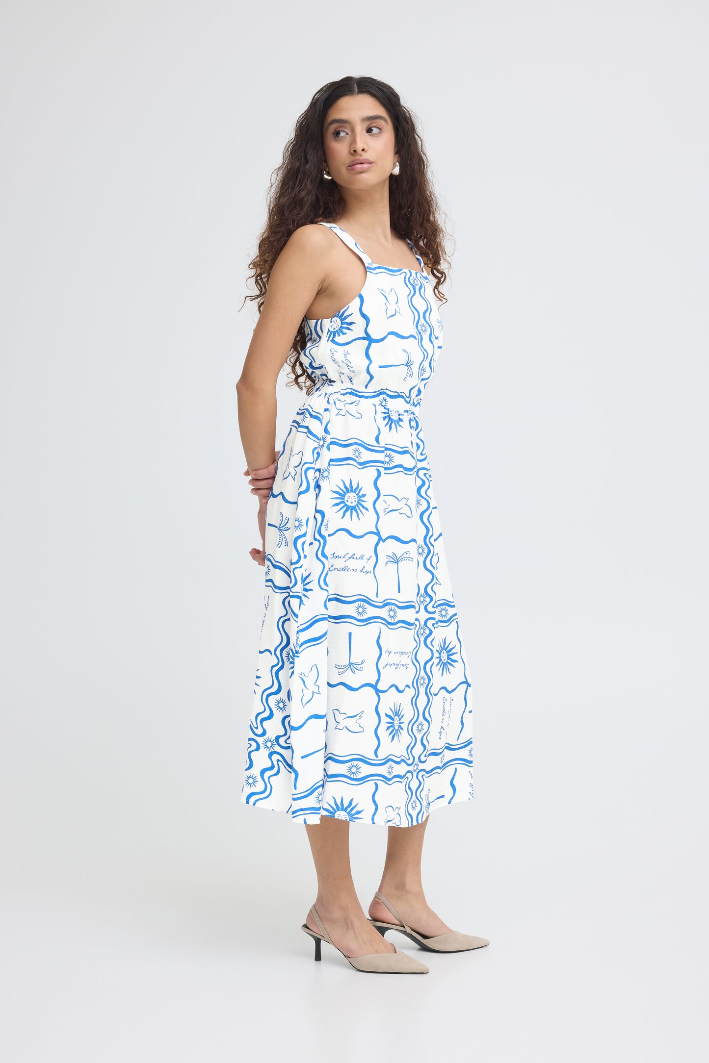 Robe longue motifs ICHI
