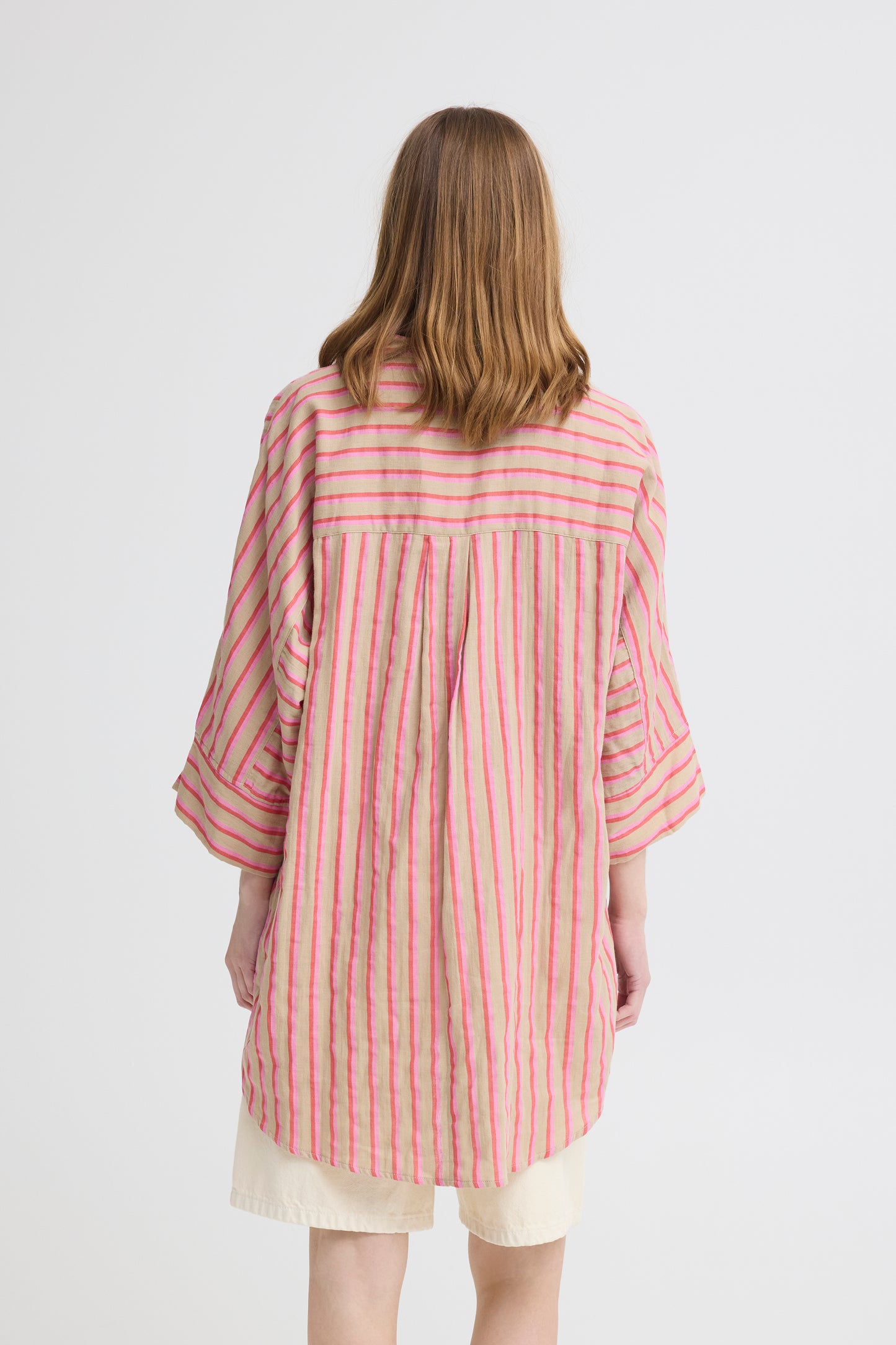 Tunique/chemise longue rayures ICHI
