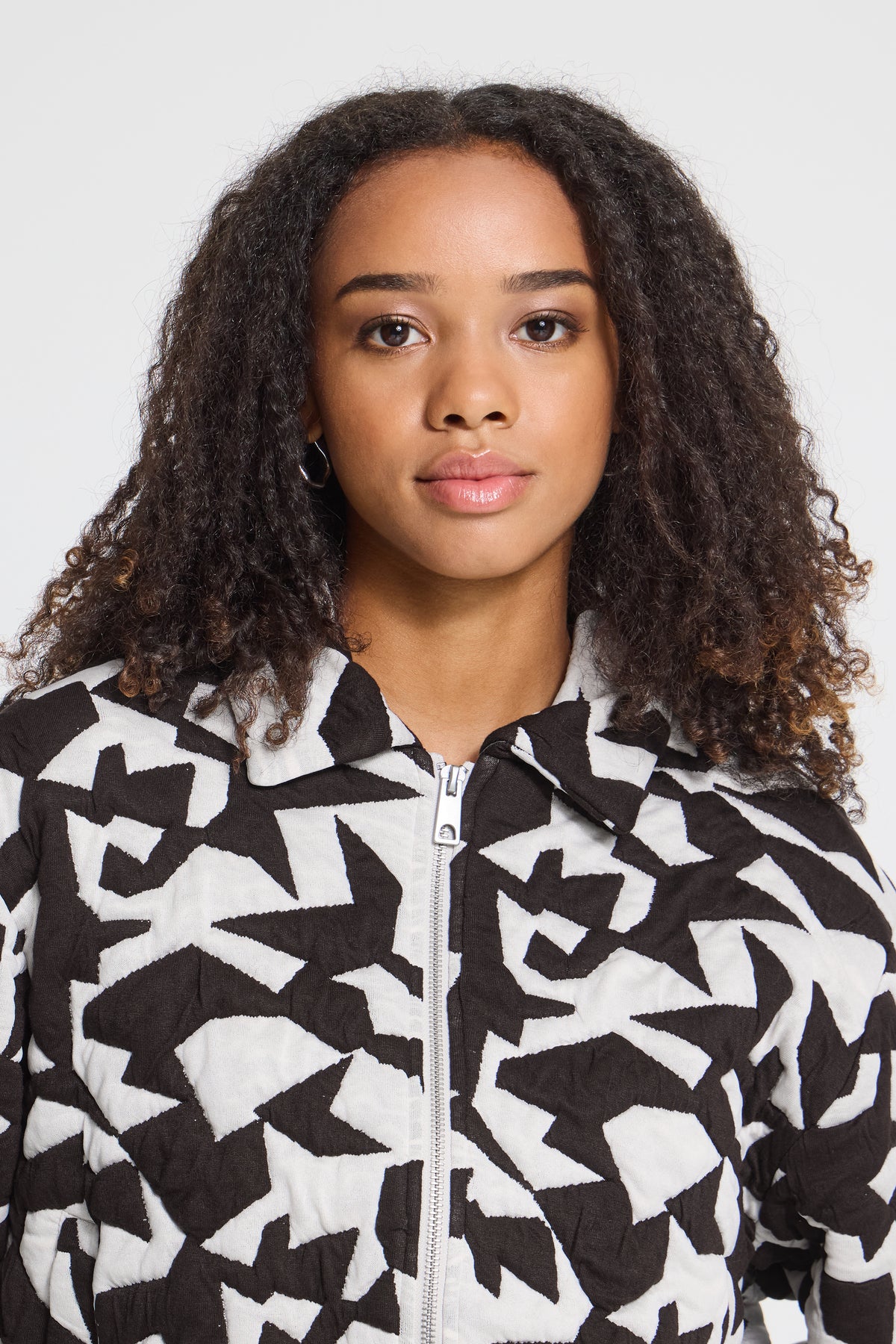 Blouson motif géométrique ICHI