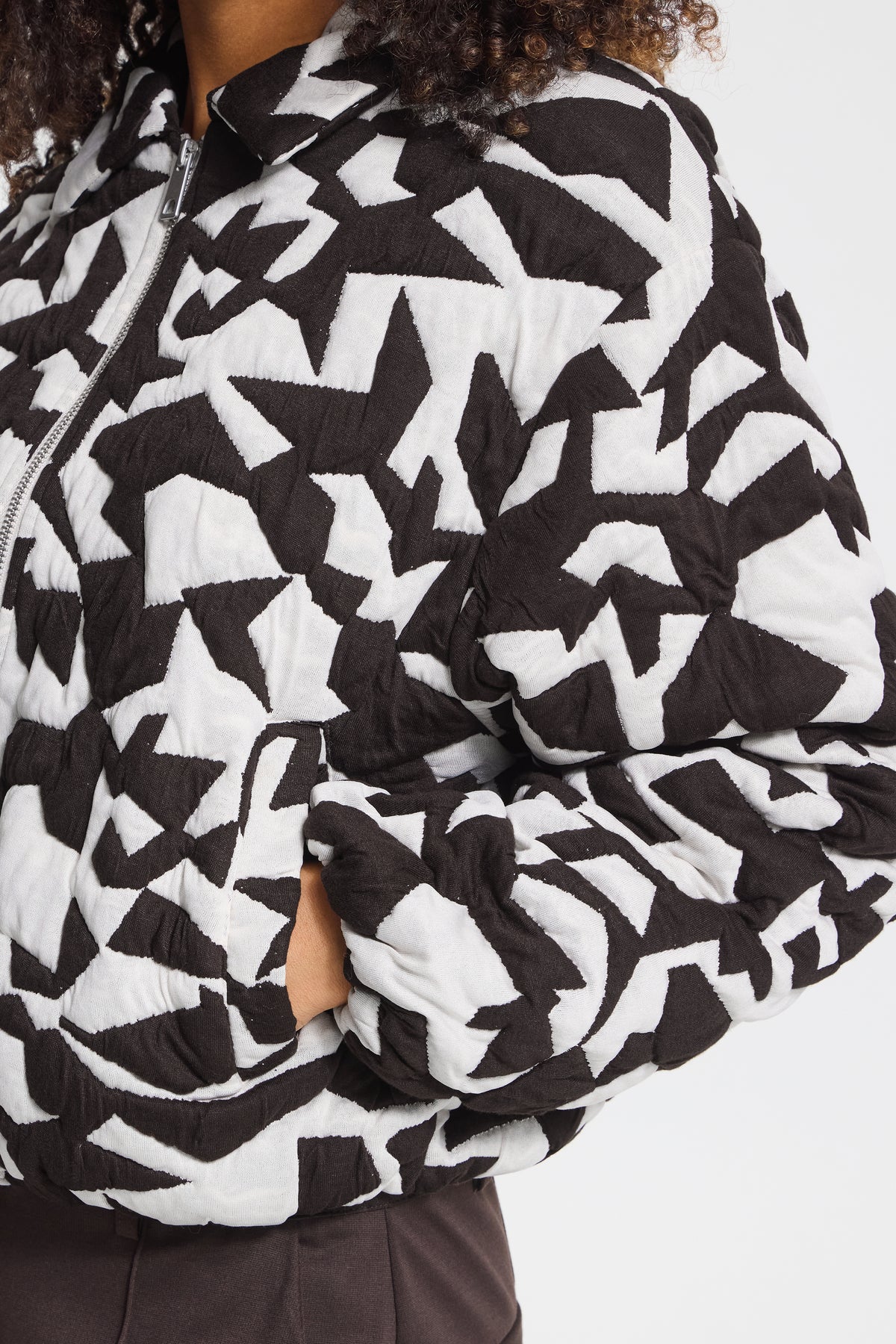 Blouson motif géométrique ICHI