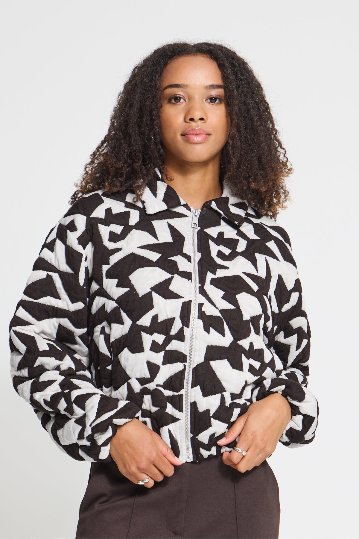 Blouson motif géométrique ICHI